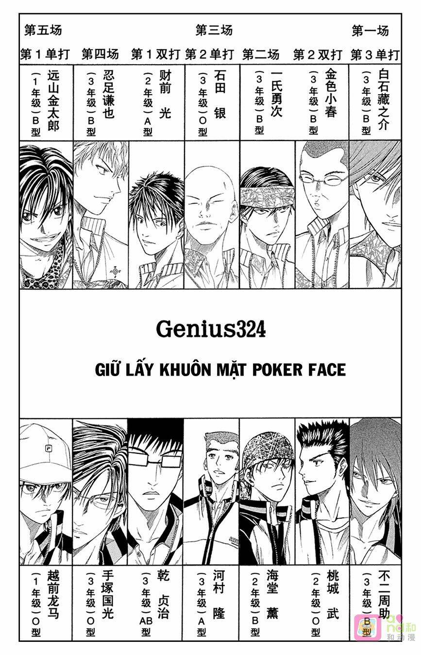 Hoàng Tử Tennis: Chapter 324