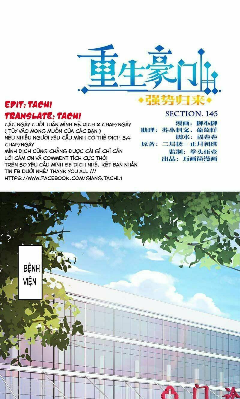 Trọng Sinh Chi Hao Môn Cường Thế Quy Lai: Chapter 145