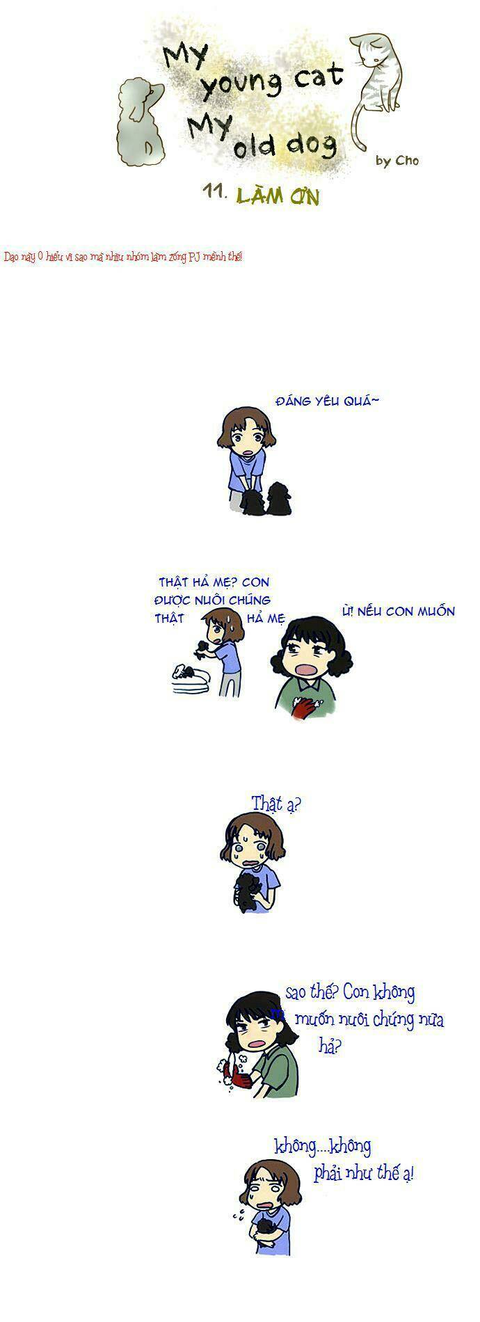 My Young Cat And My Old Dog: Chapter 11