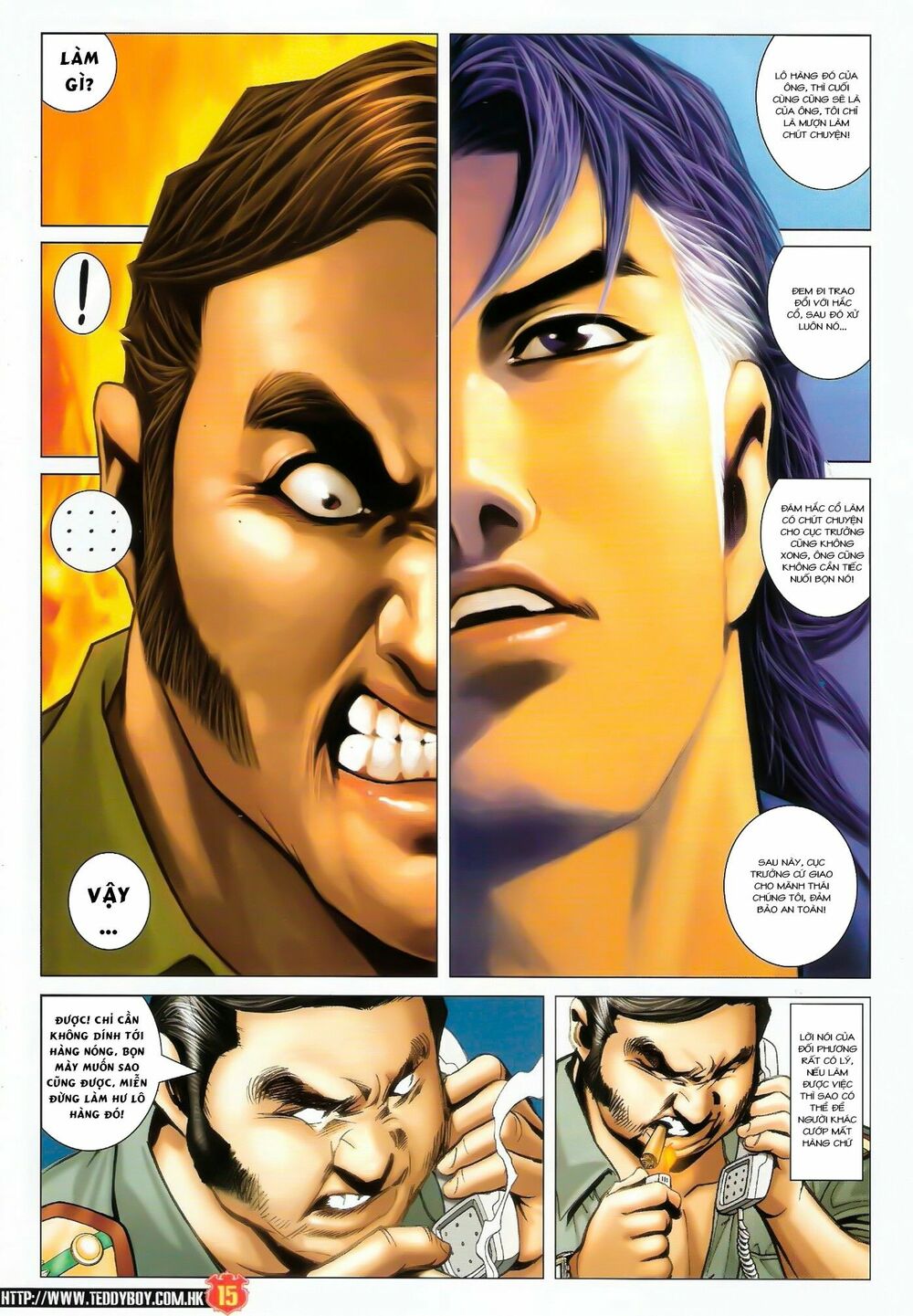 Người Trong Giang Hồ: Chapter 1428: Mãnh Thái vs Hắc Cổ