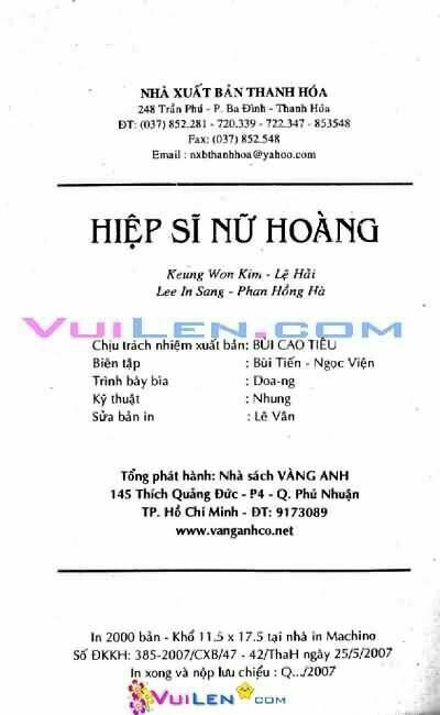 Hiệp Sĩ Nữ Hoàng: Chapter 10