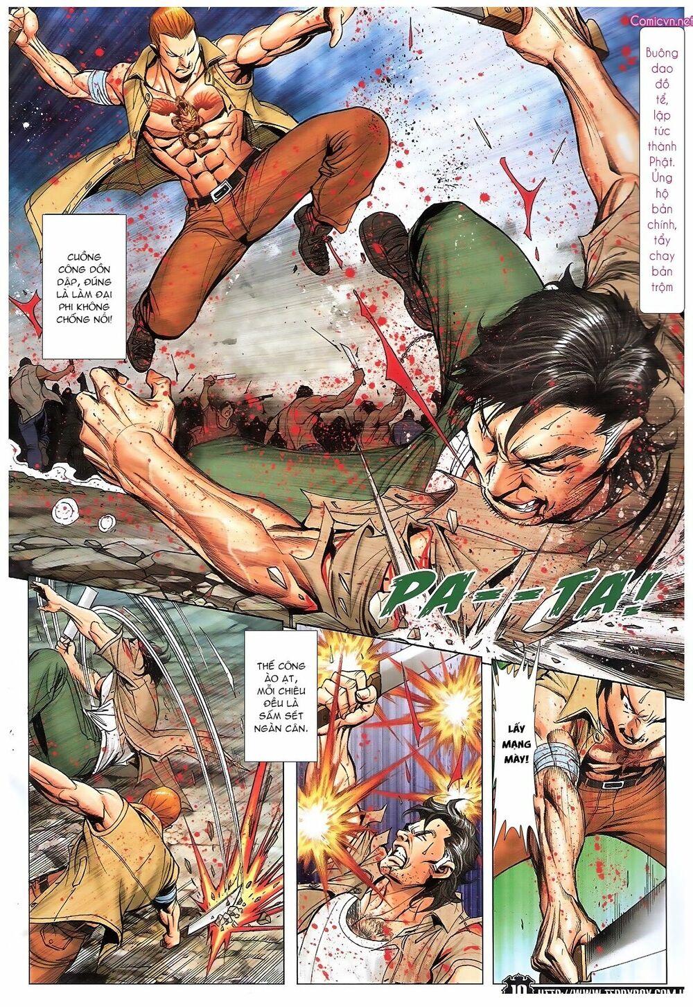 Người Trong Giang Hồ: Chapter 1843: Hắc Tiên Sinh vs Kim Tiên Sinh