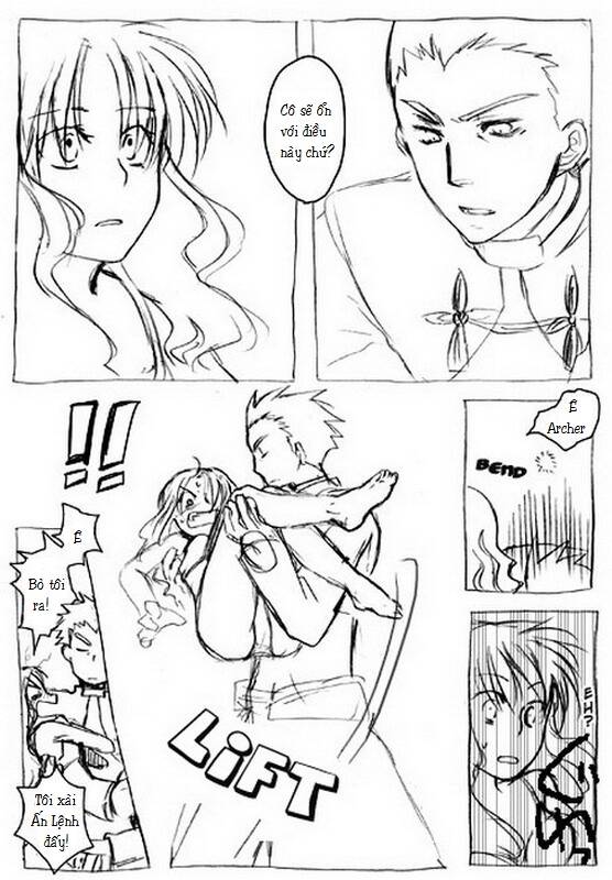 Chén thánh: Đêm Định Mệnh - Doujinshi Archer x Rin: Chapter 6