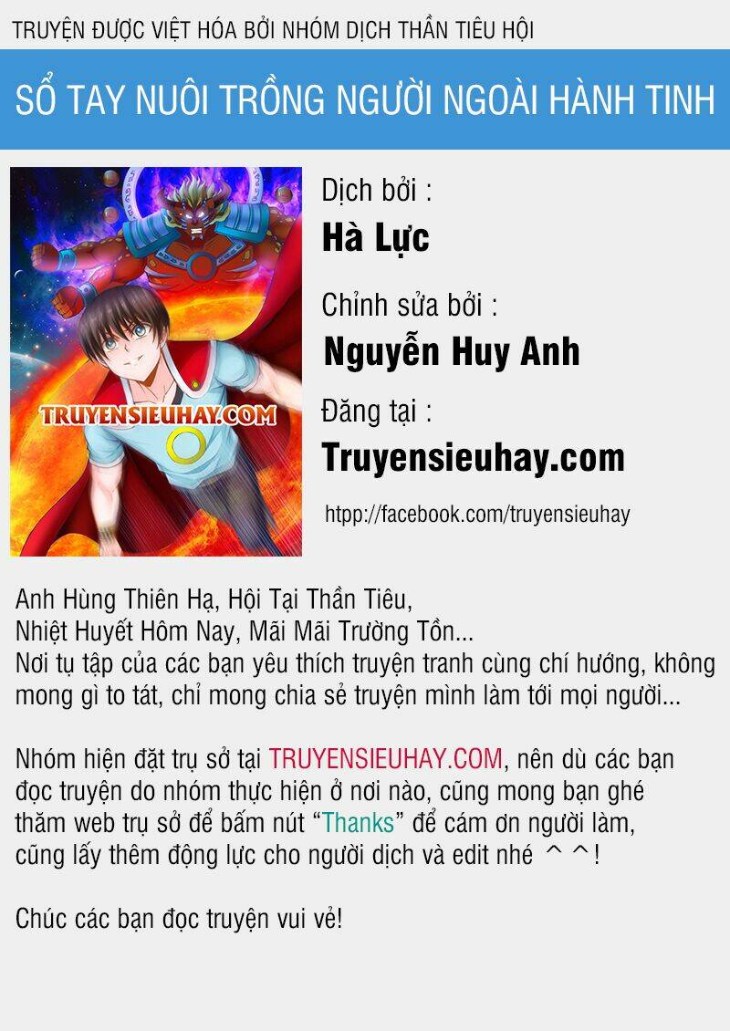 Sổ Tay Nuôi Trồng Người Ngoài Hành Tinh: Chapter 29