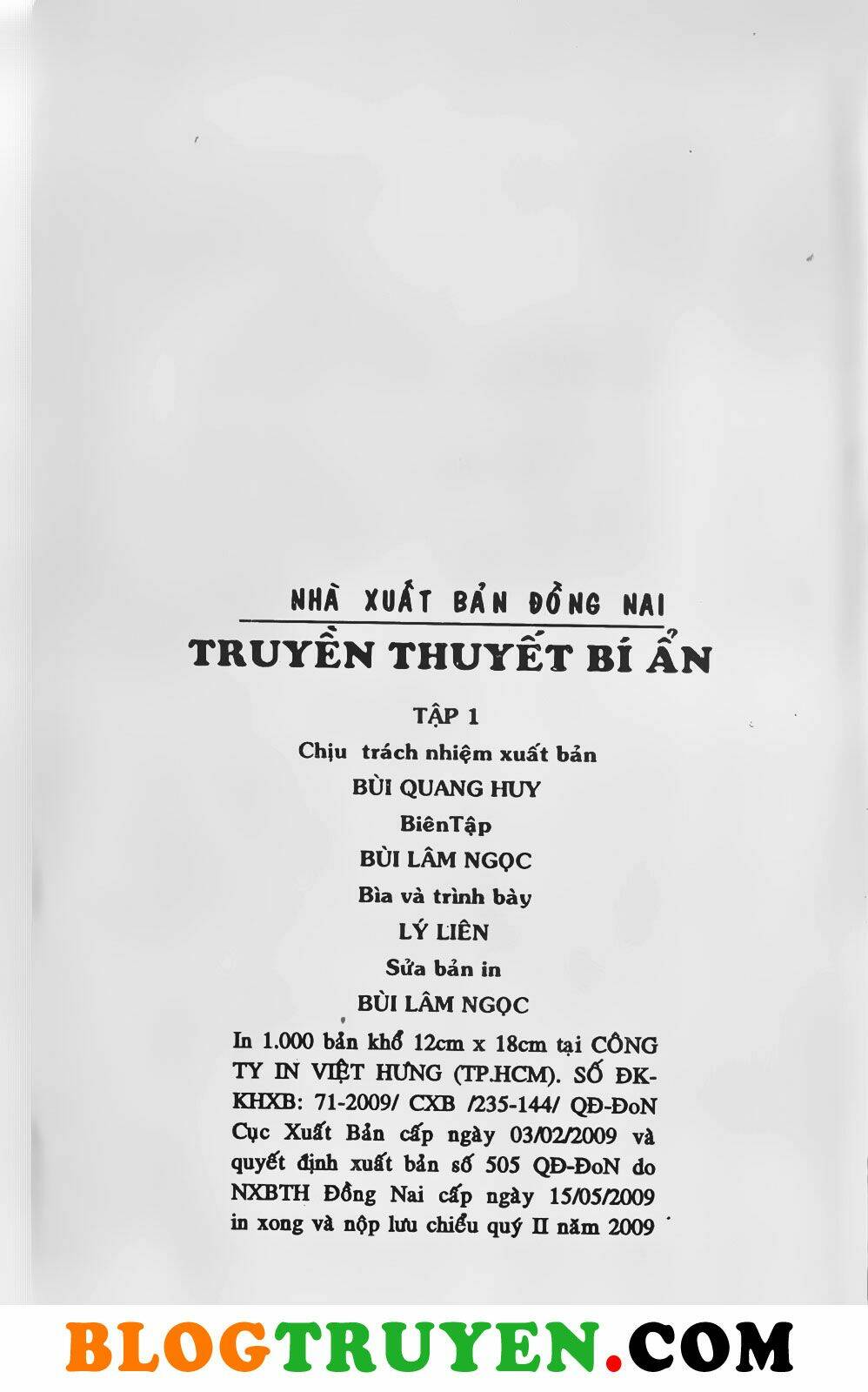 Truyền Thuyết Bí Ẩn: Chapter 1