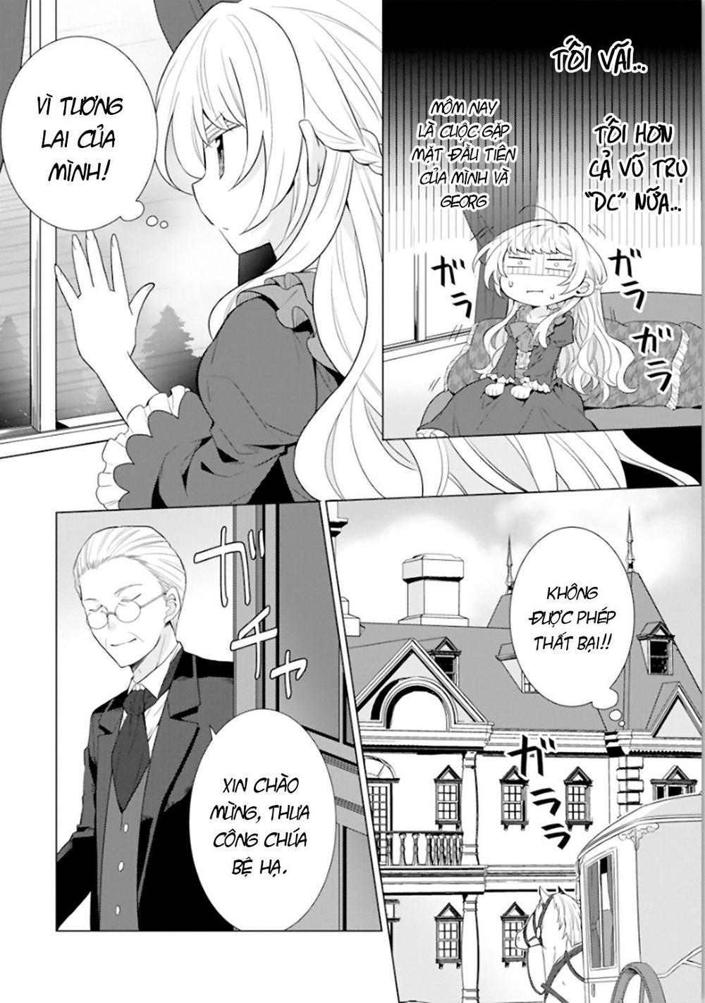 Tensei Oujo Wa Kyou Mo Hata Wo Tatakioru: Chapter 1