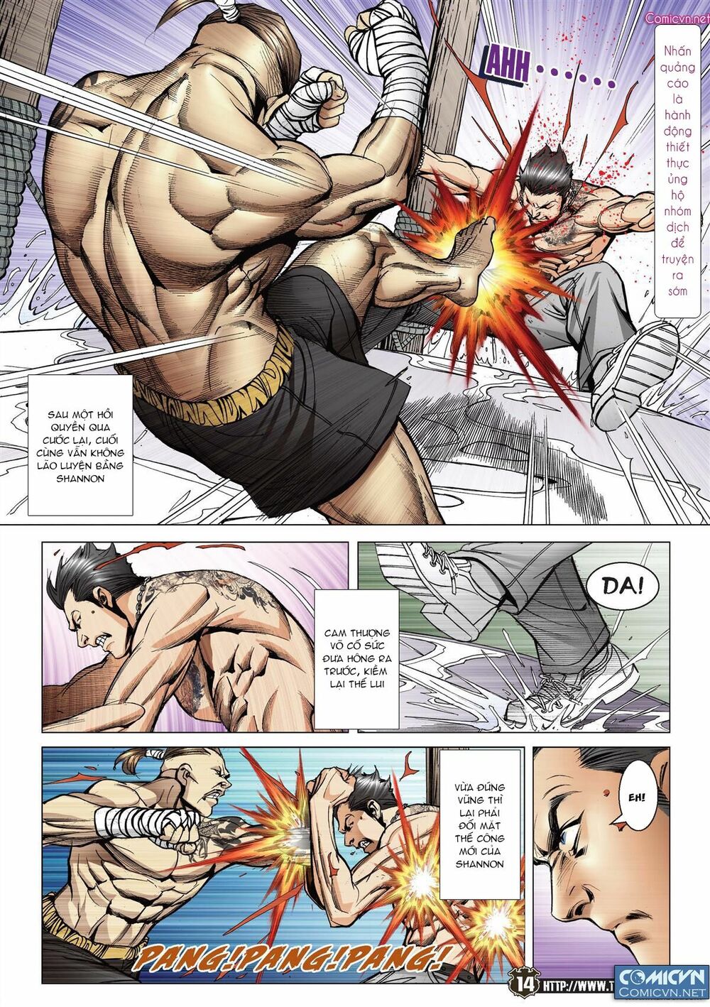 Người Trong Giang Hồ: Chapter 2143: Ác chiến vua Muay Thai