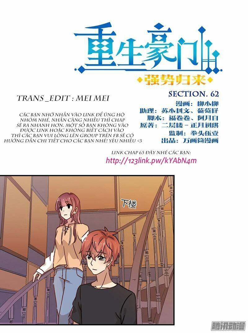 Trọng Sinh Chi Hao Môn Cường Thế Quy Lai: Chapter 62