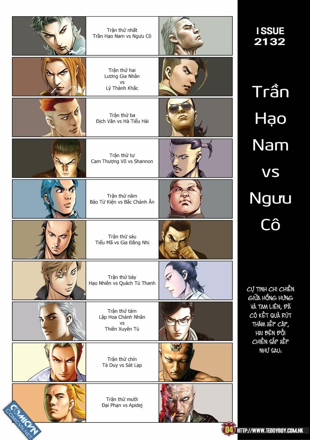 Người Trong Giang Hồ: Chapter 2132: Trần Hạo Nam vs Ngưu Cô