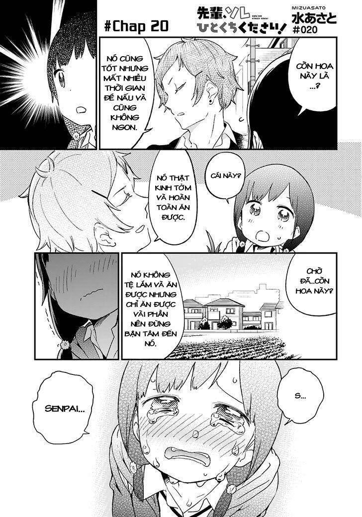 Senpai, Sore Hitokuchi Kudasai!: Chapter 20