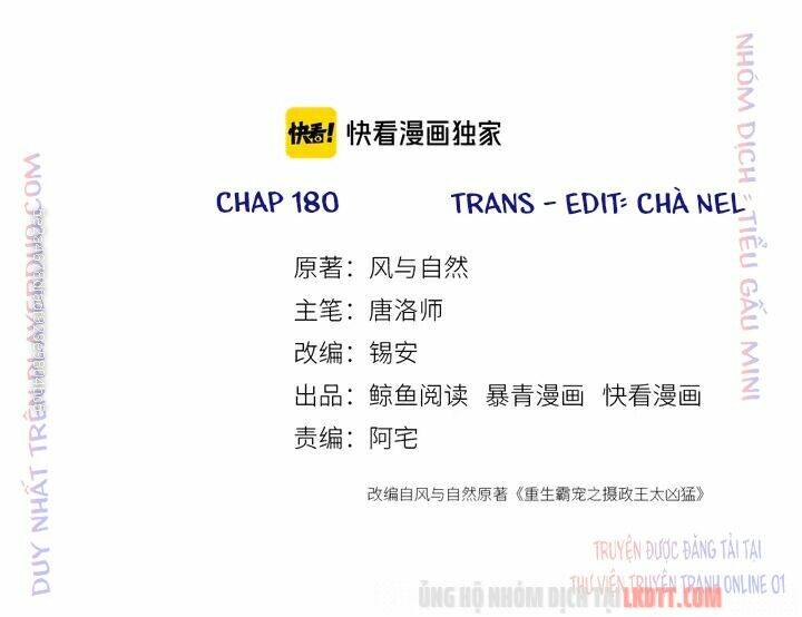 Trọng Sinh Bá Sủng Nhiếp Chính Vương Quá Mạnh Mẽ: Chapter 180
