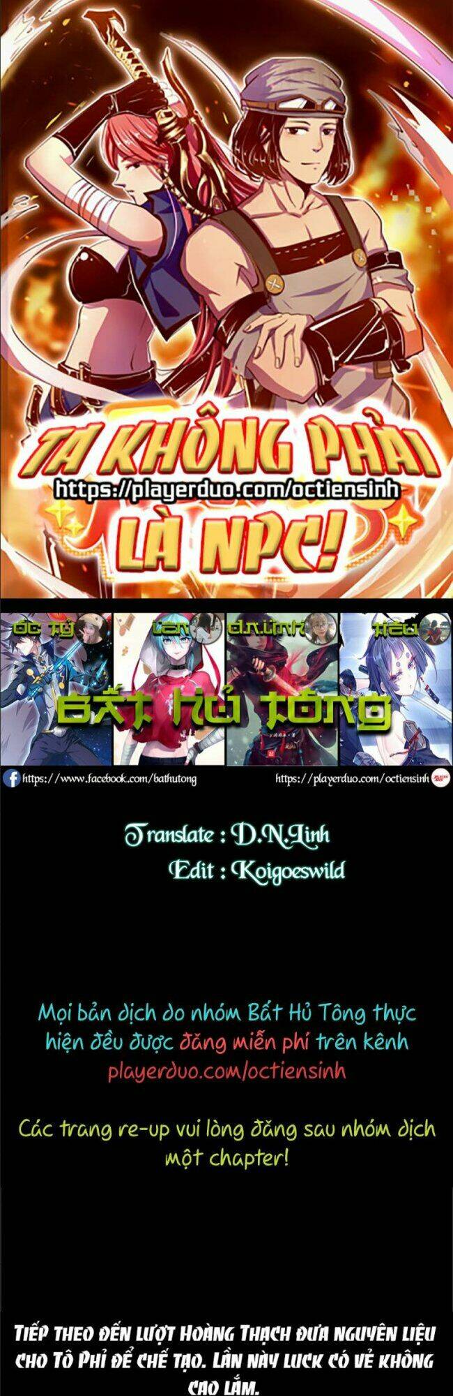 Ta Không Phải Là Npc: Chapter 57