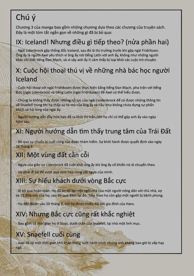 Hành Trình Tới Tâm Trái Đất: Chapter 3