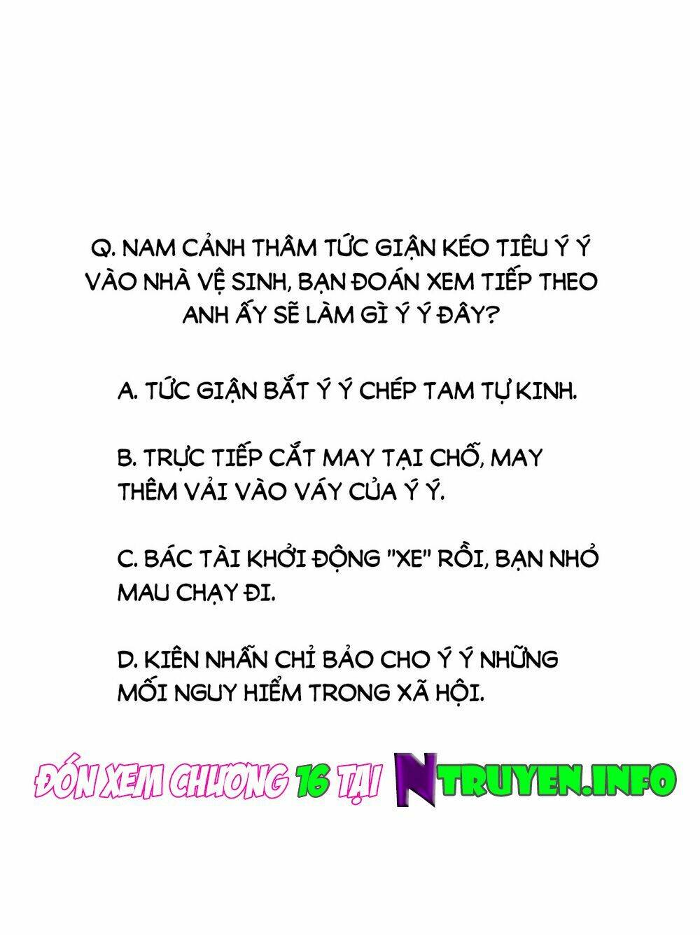 Manh Thê Khó Dỗ: Chapter 15