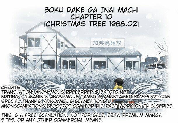 Boku Dake Ga Inai Machi: Chapter 10