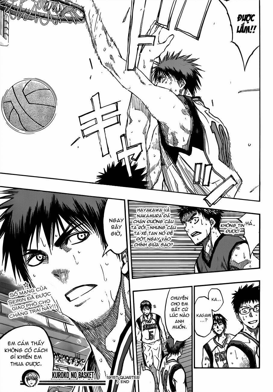 Vua Bóng Rổ Kuroko: Chapter 191