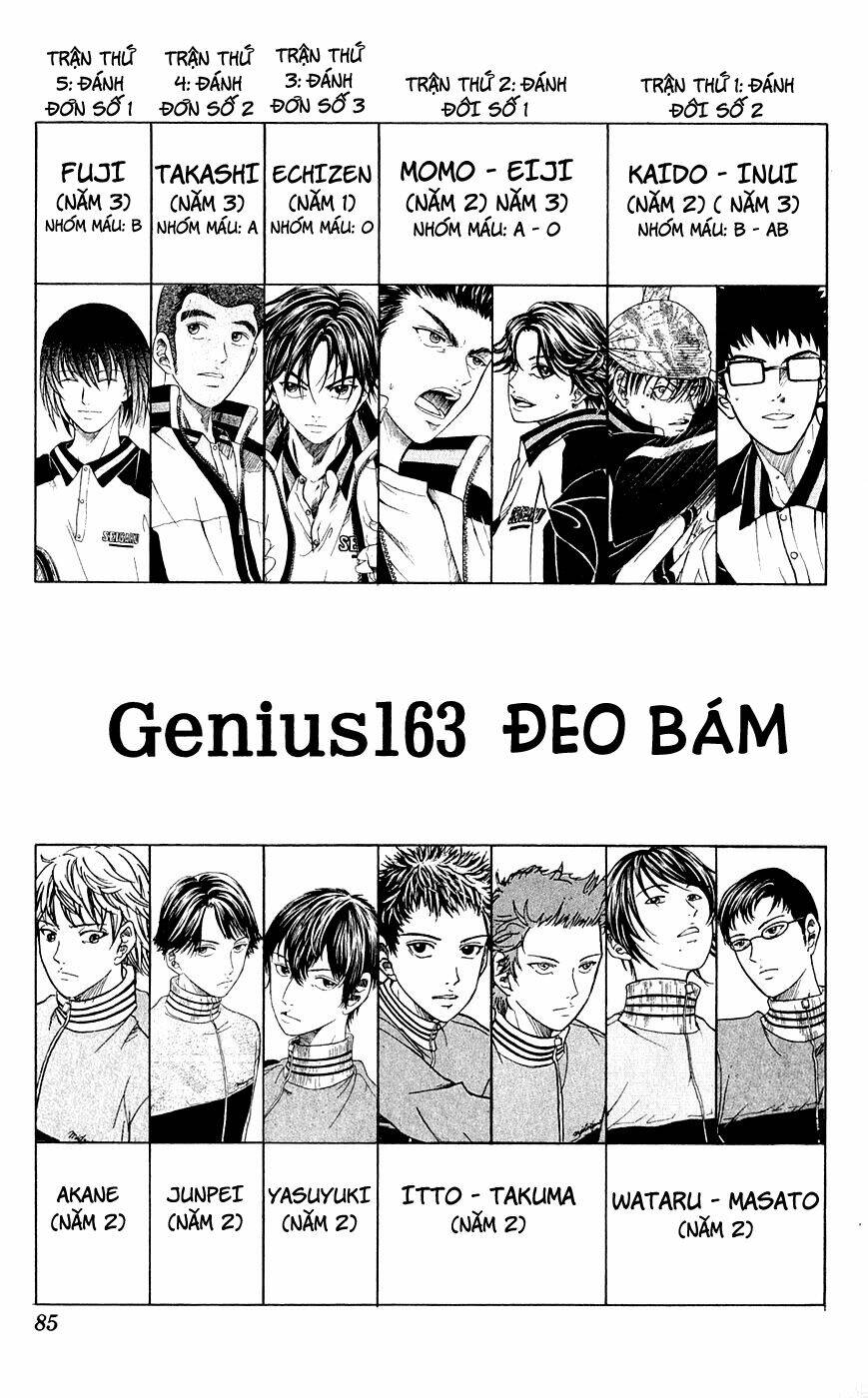 Hoàng Tử Tennis: Chapter 163