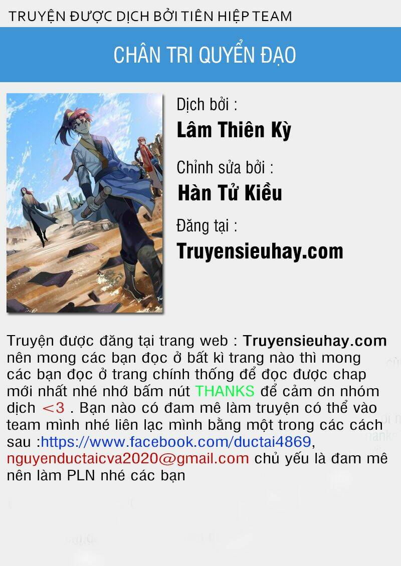 Chân Tri Quyển Đạo: Chapter 1