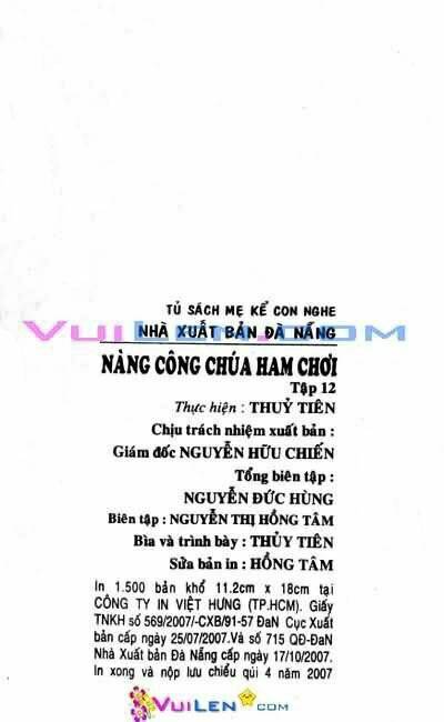 Nàng Công Chúa Ham Chơi: Chapter 12