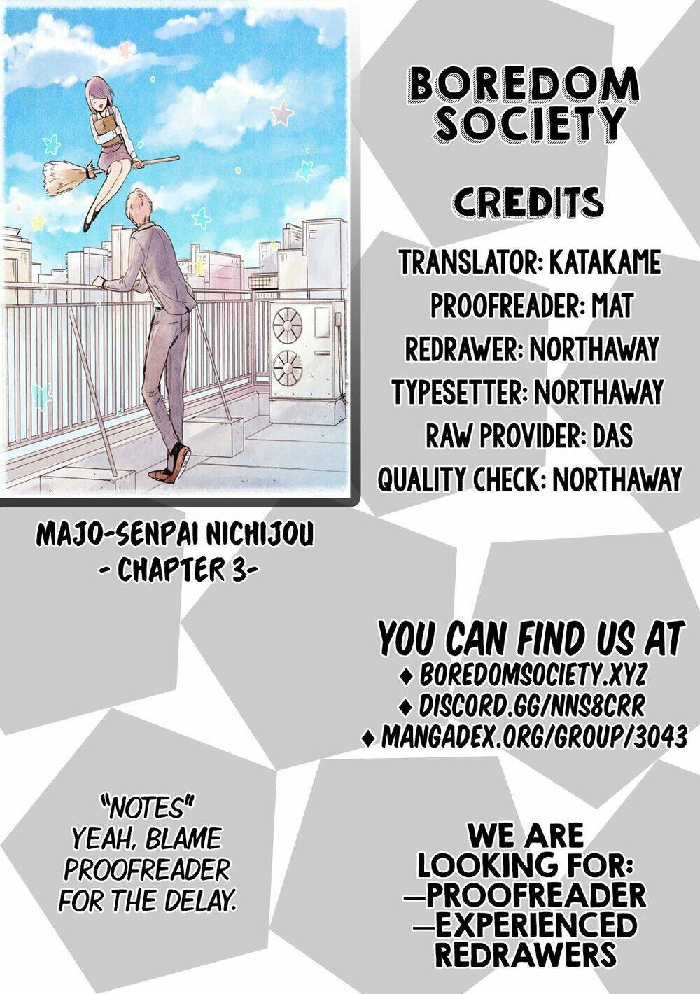 Majo-Senpai Nippou: Chapter 3