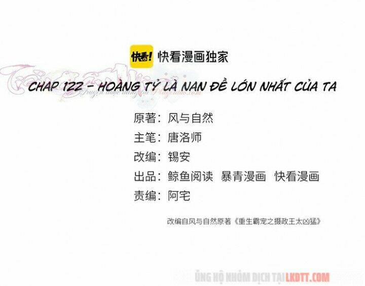 Trọng Sinh Bá Sủng Nhiếp Chính Vương Quá Mạnh Mẽ: Chapter 122
