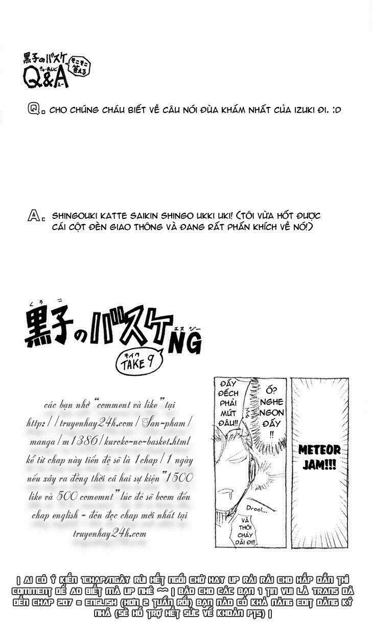Vua Bóng Rổ Kuroko: Chapter 168