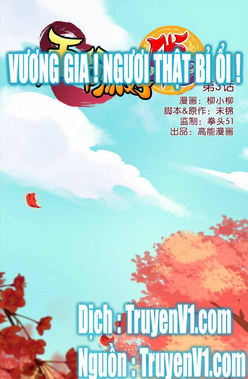 Vương Gia! Ngươi Thật Bỉ Ổi: Chapter 3