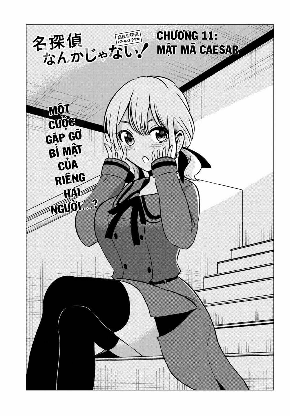 Không Phải Thám Tử Lừng Danh~! Đây Là Cuộc Chiến Giữa Những Thám Tử Cao Trung~!: Chapter 11
