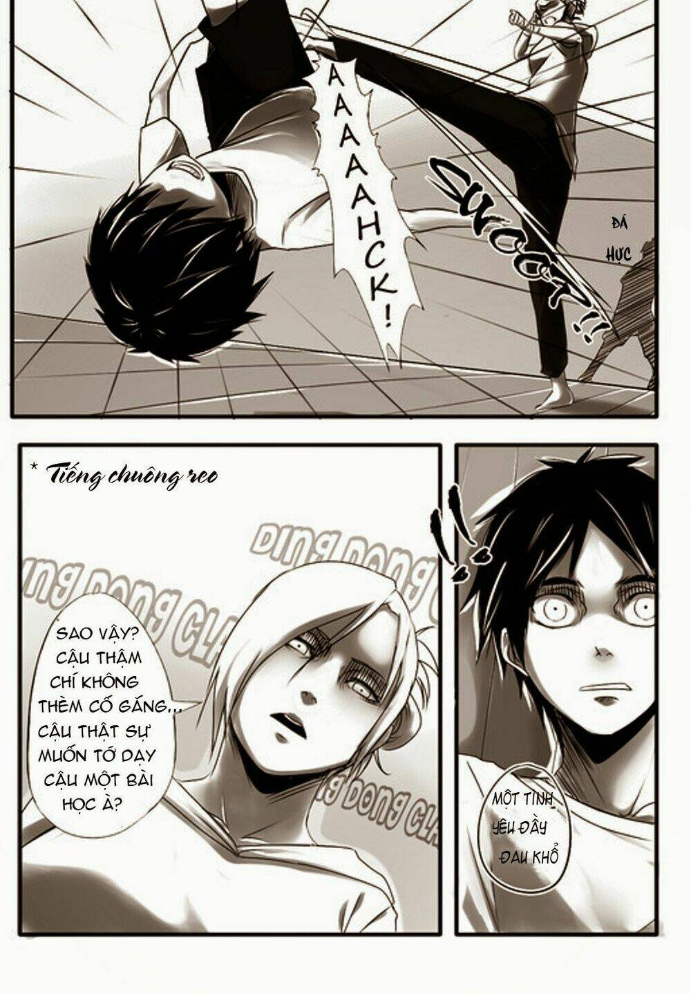 Đại Chiến Titan - Doujinshi Về Cuộc Tình Tay 4: Chapter 1