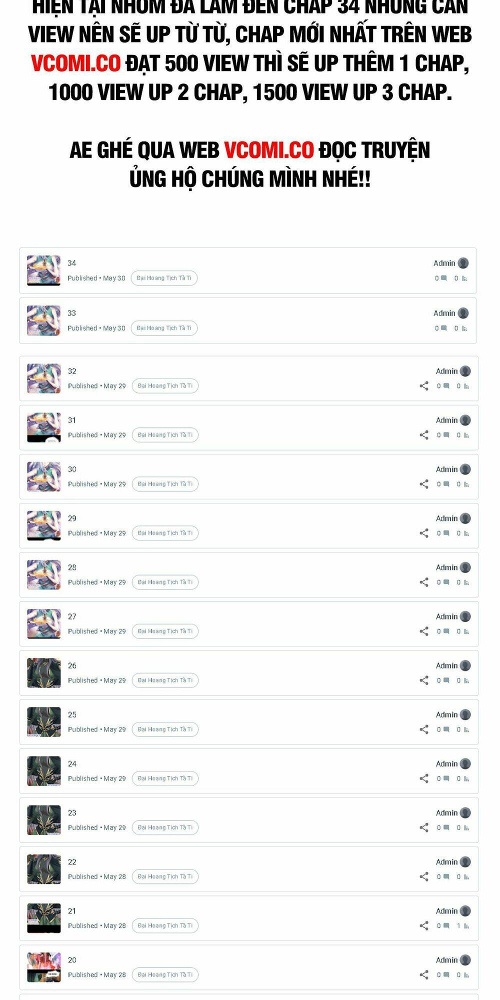 Đại Hoang Tịch Tà Ti: Chapter 18