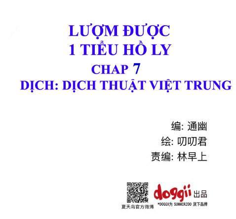 lượm được một tiểu hồ ly: Chapter 7