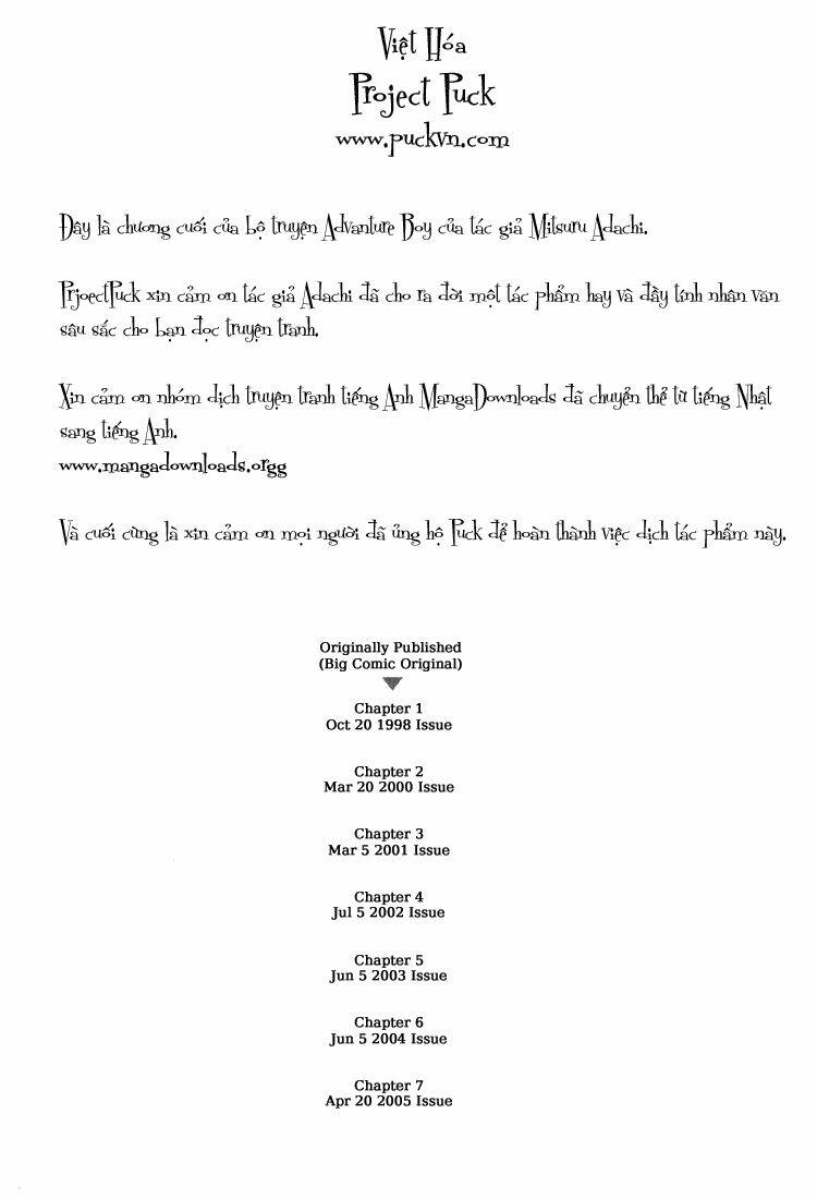 Bouken Shounen ( Adventure Boy ): Chapter 7