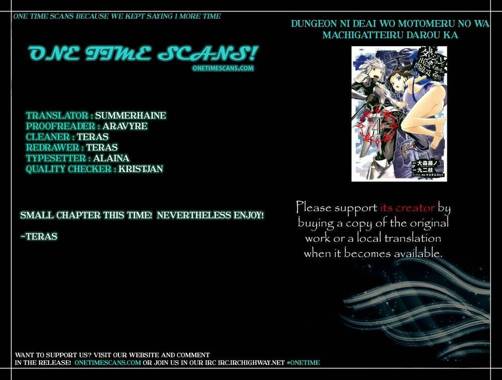 Dungeon Ni Deai O Motomeru No Wa Machigatte Iru Darou Ka: Chapter 38