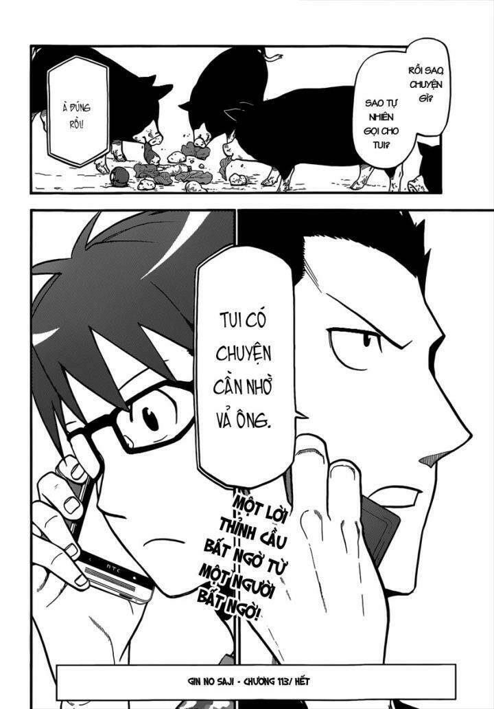 Gin No Saji: Chapter 113