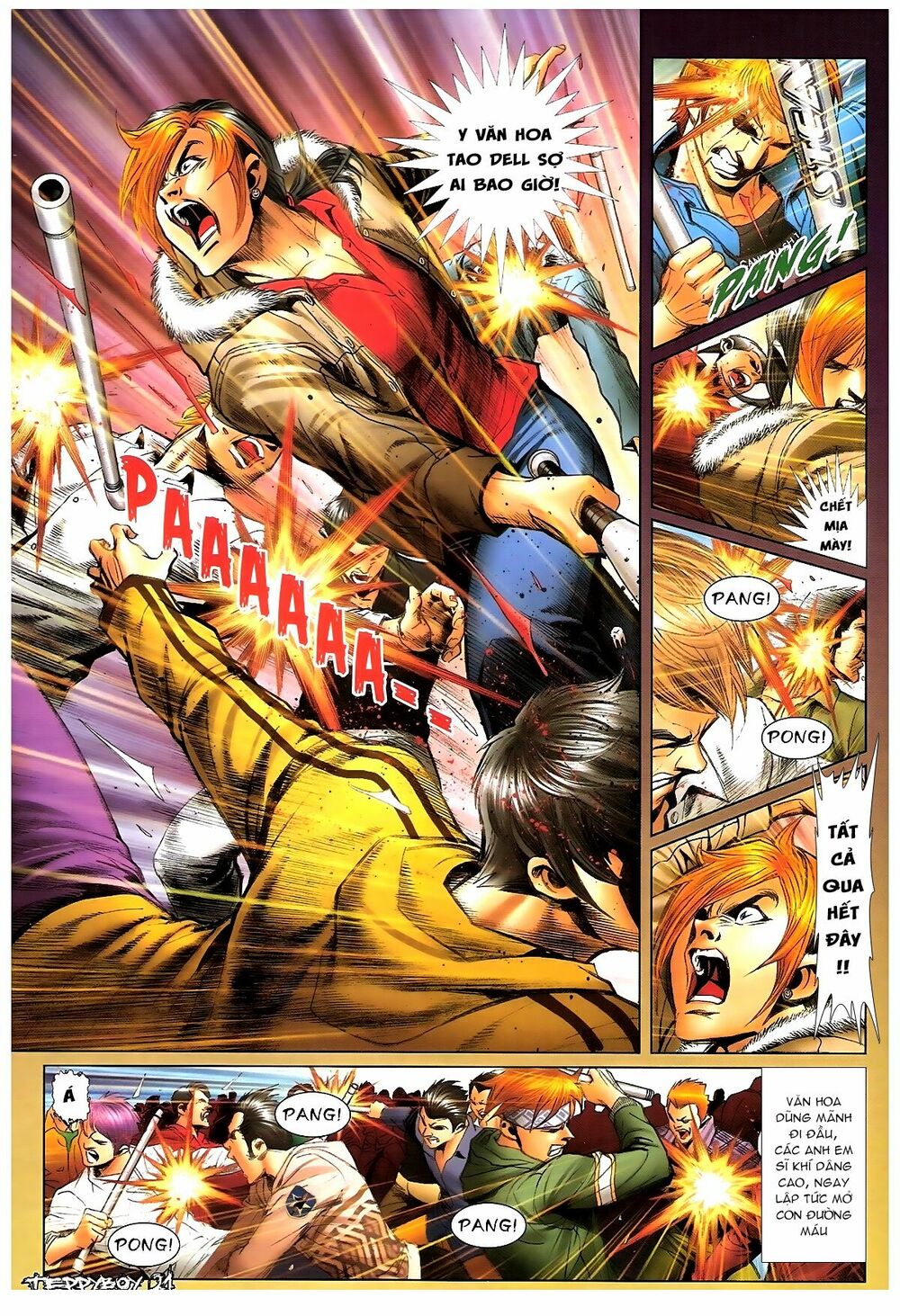 Người Trong Giang Hồ: Chapter 1374: Văn Hoa vs Thế Hiển