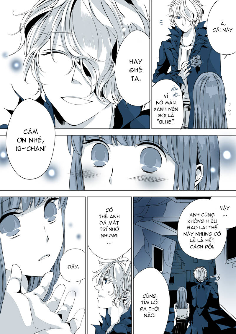 Ib Doujinshi - Ao Meikyuu No Ou: Chapter 1
