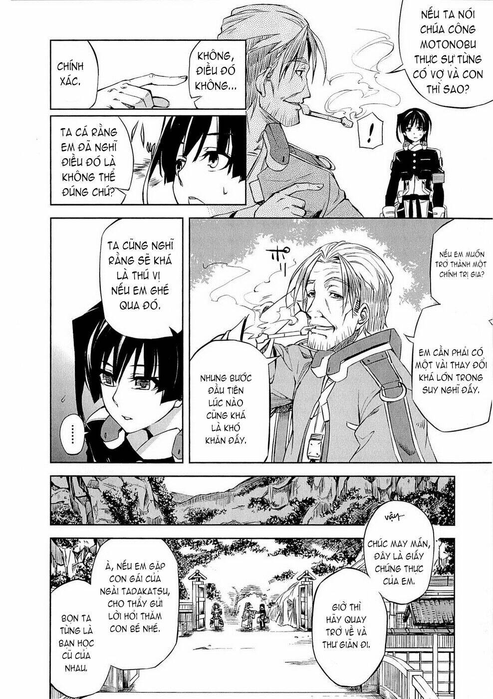 Kyoukai Senjou No Horizon: Chapter 4