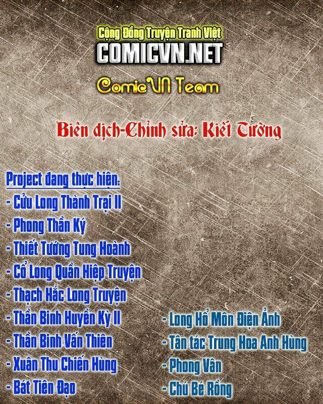 Thiết Tướng Tung Hoành: Chapter 85