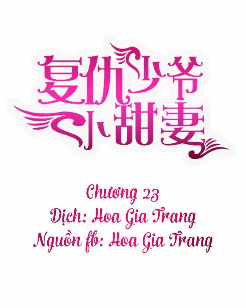 Phục Thù Thiếu Gia Tiểu Điềm Thê: Chapter 23