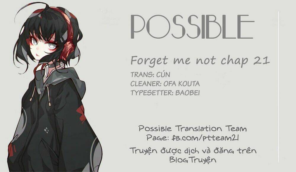 Forget Me Not: Chapter 21