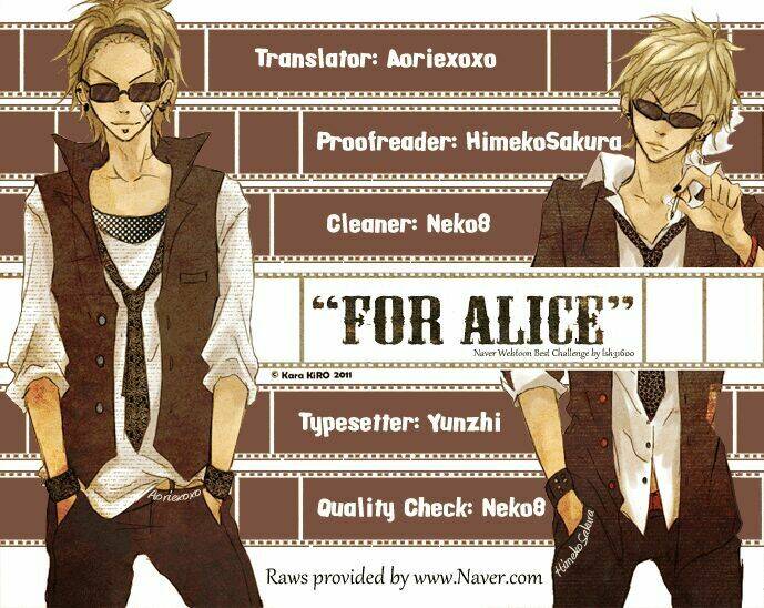 For Alice: Chapter 0