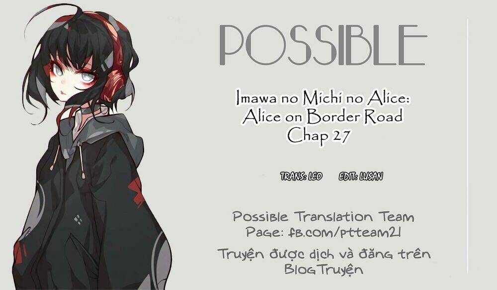 Imawa No Michi No Alice: Alice On Border Road: Chapter 27
