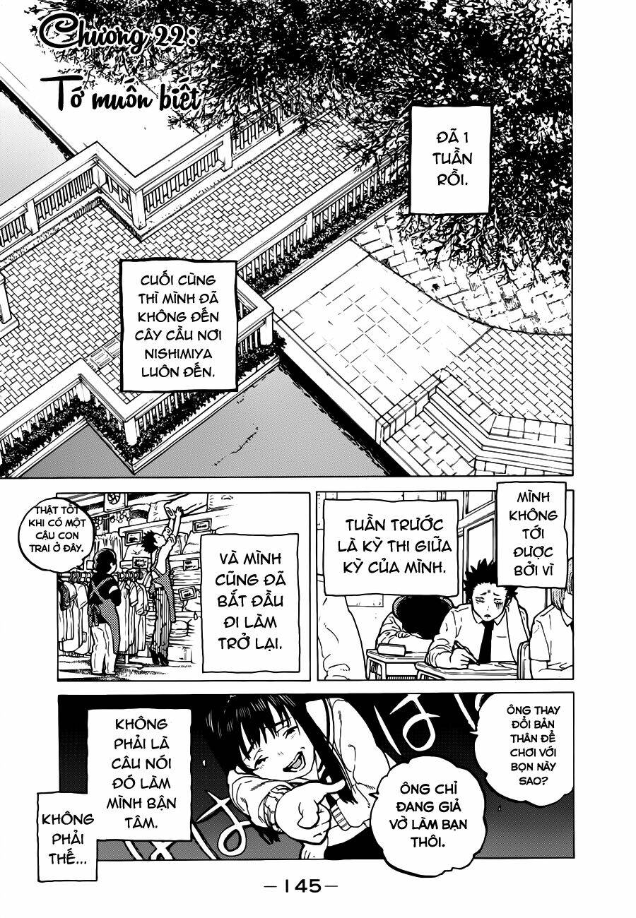 Koe No Katachi: Chapter 22