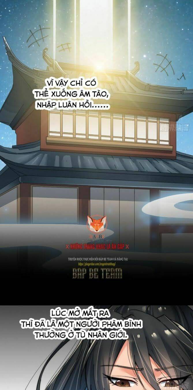 Trường Sinh Cửu Thiên Tuế: Chapter 0