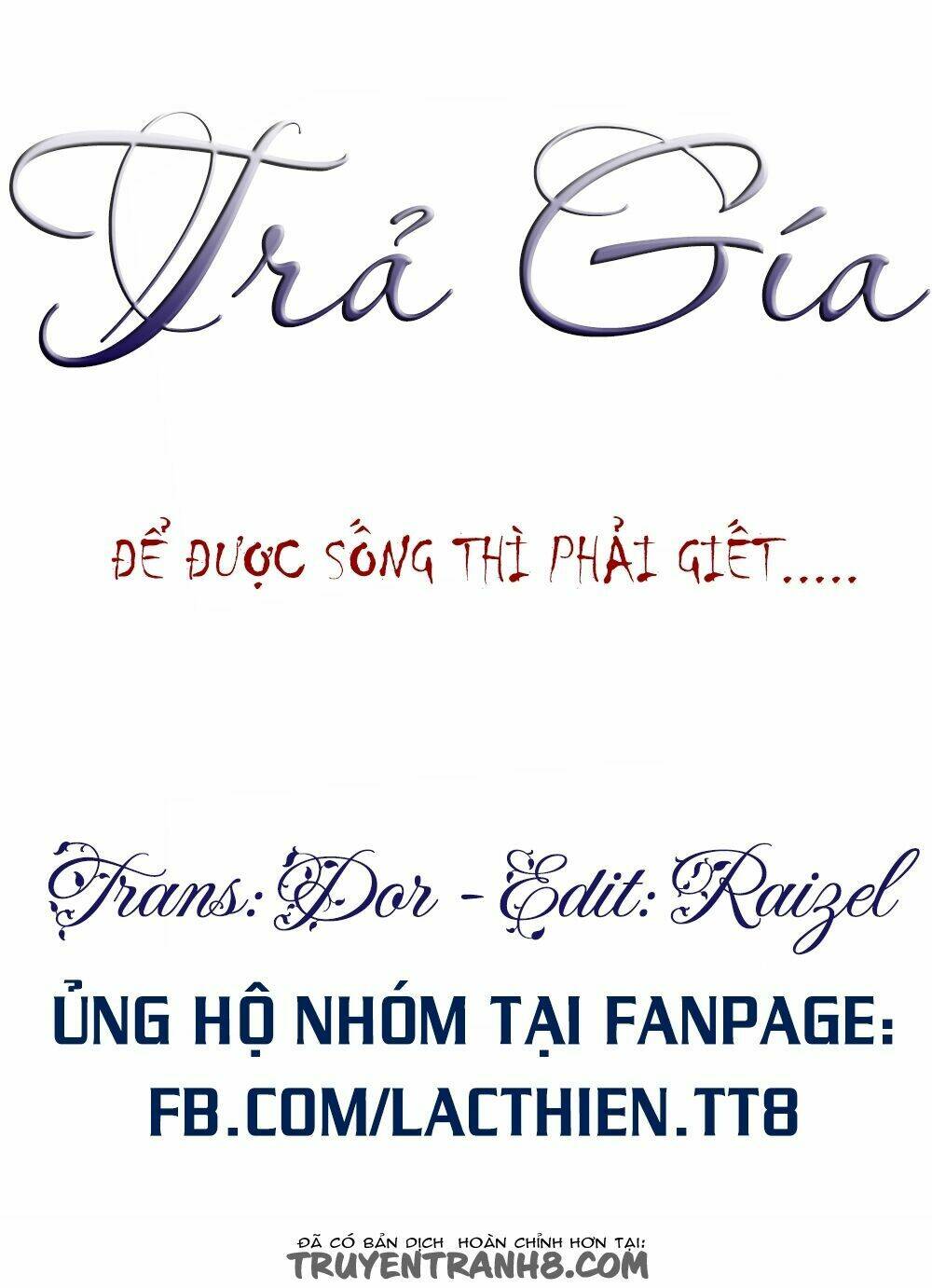 Trả Giá: Chapter 0
