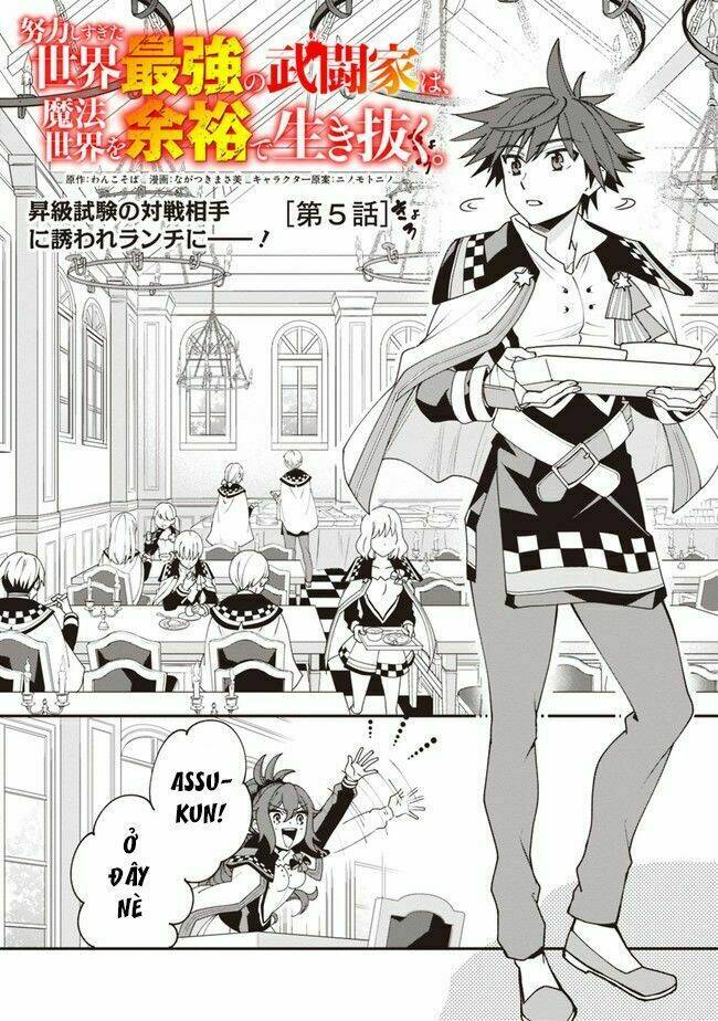 Doryoku Shisugita Sekai Saikyou No Butouka Wa, Mahou Sekai Woyoyuu De Ikinuku: Chapter 5