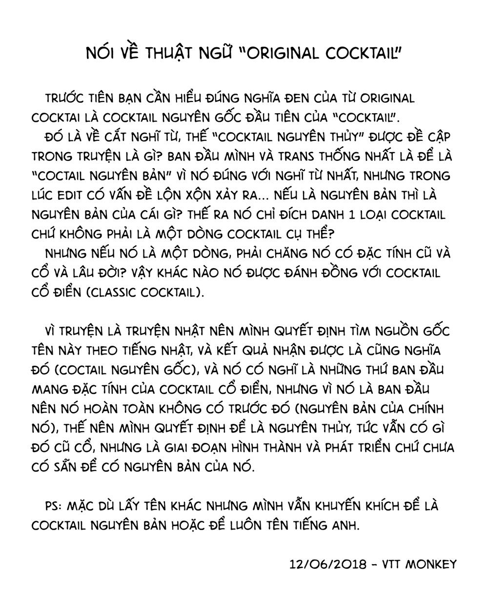 Bartender - Người Pha Chế Rượu: Chapter 160