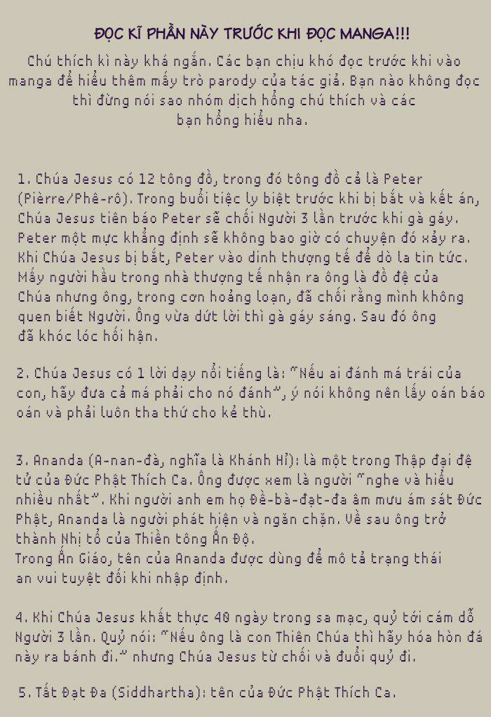 Saint Oniisan: Chapter 7