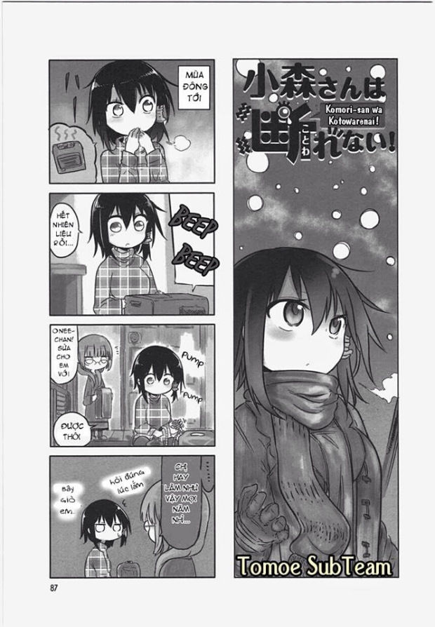 Komori-San Wa Kotowarenai: Chapter 12