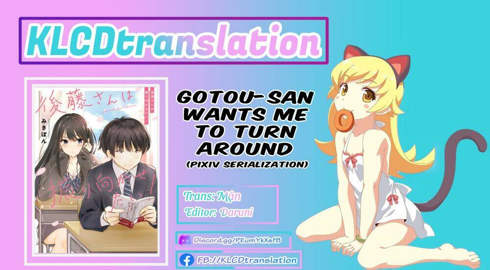 Gotou-San Wa Furimukasetai!: Chapter 7.2